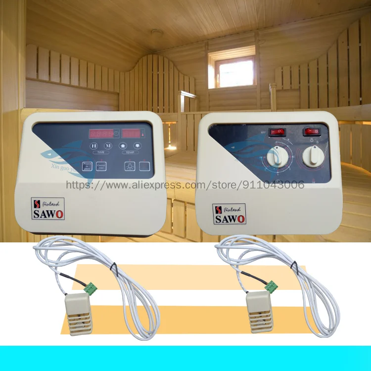 Interruptor de Controle de Temperatura e Temperatura Constante Sauna Forno de Vapor Seco Display Digital Controle de Suor Externo