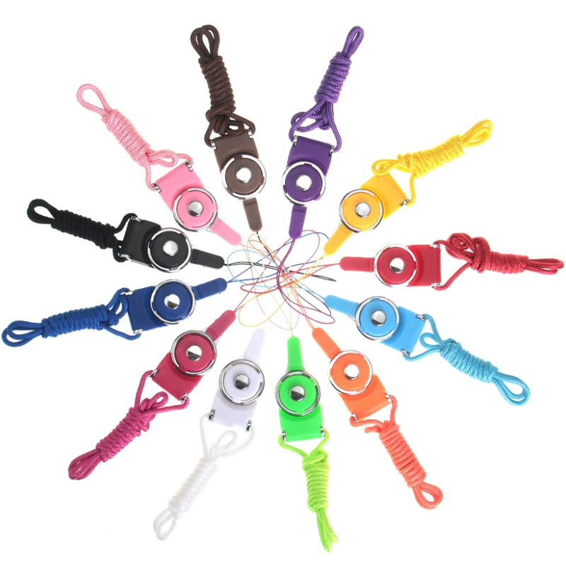 

200pcs/lot Mobile Phone Camera Neck Lanyards Detachable Multifunction Strap ID Card Key Ring Holder Mobile Phone Lanyard Strap