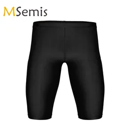 Mens Compression Sports Shorts Summer Running Tight Short Pants Sportswear Elastic Leisure Tight Shorts Quick Dry Sports Legging