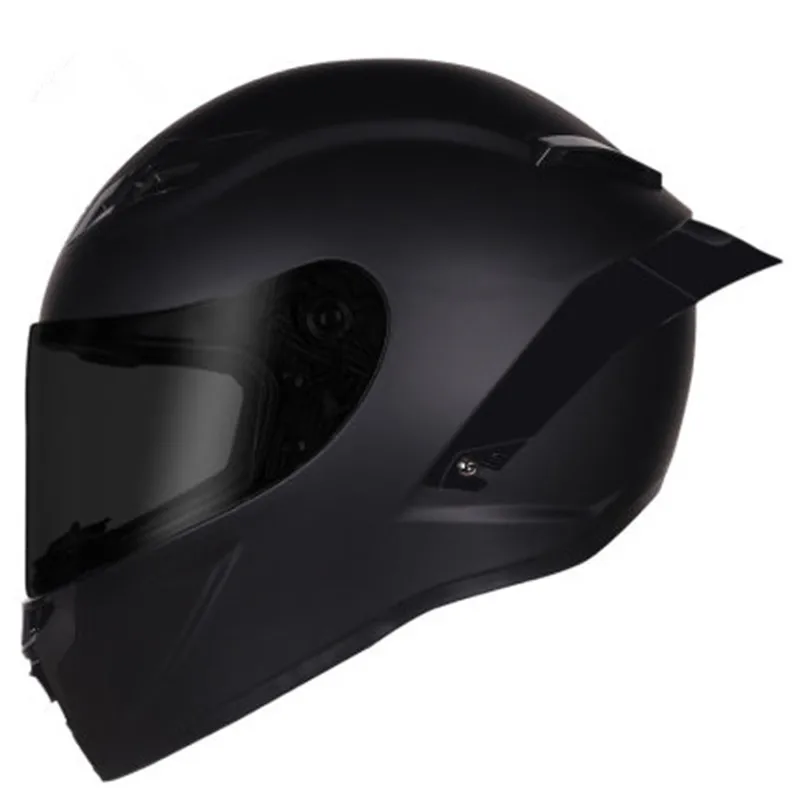 Volledige Gezicht Motorhelm Motocross Racing Met Regenboog Vizier Helm Casco De Moto Capacete Dot Goedgekeurd Kask Matte Black