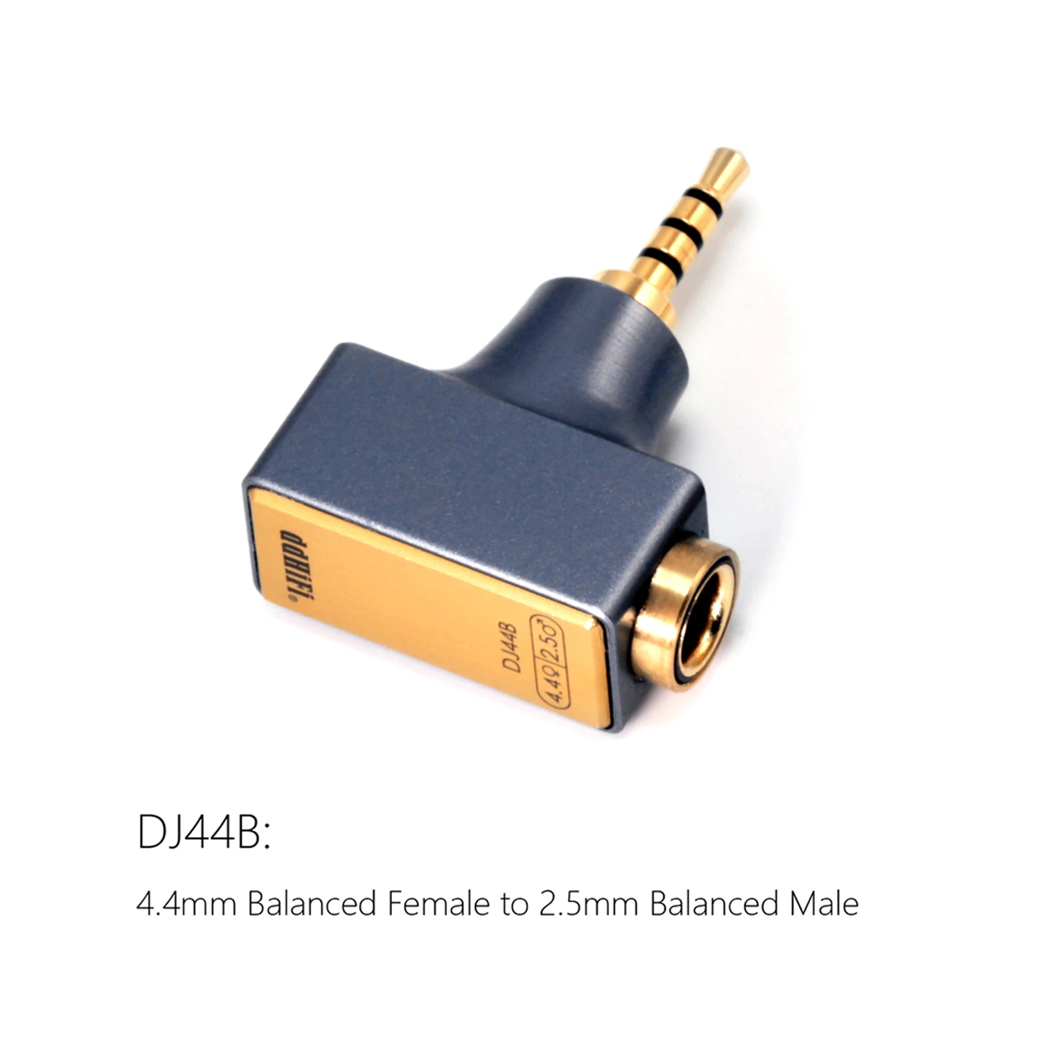 DD ddHiFi DJ44C DJ44B Mark II 암컷 헤드폰 어댑터, HiFi MP3 음악 플레이어 DAP DAC용, 4.4mm-2.5mm, 3.5mm