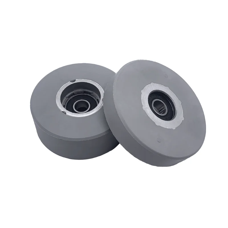 10 قطع من عجلة الضغط المطاطية مع سطح أملس محمل لآلة ربط الحواف KDT