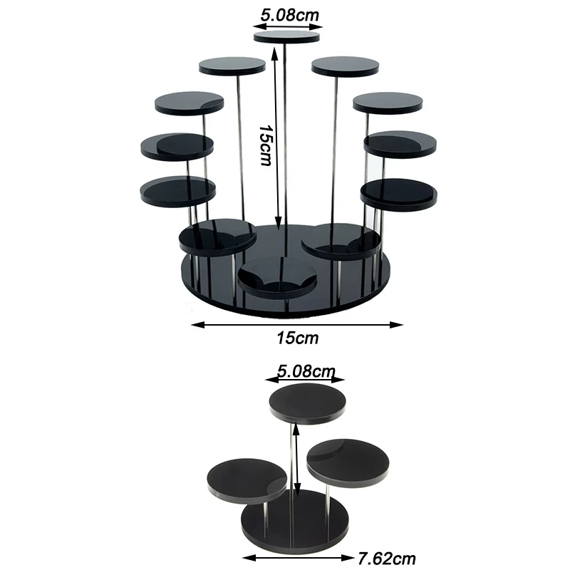 Acrylic Cupcake Display Stand for Jewelry Cake Dessert Rack Party Wedding Cake Stand Baby Shower Decoration Holder Transhome