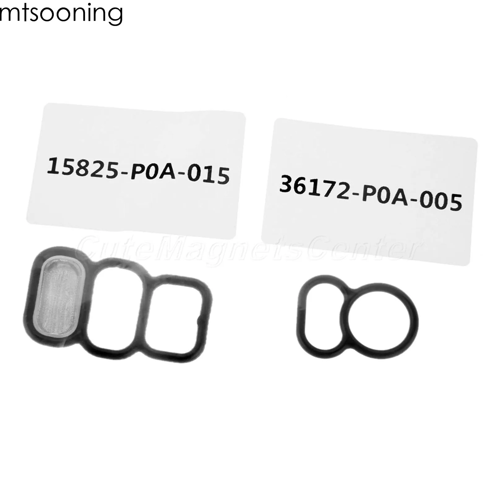 mtsooning 2pcs Spool Valve VTEC Solenoid Gasket Kit For Honda 4 cylinder Accord Odyssey Acura CL