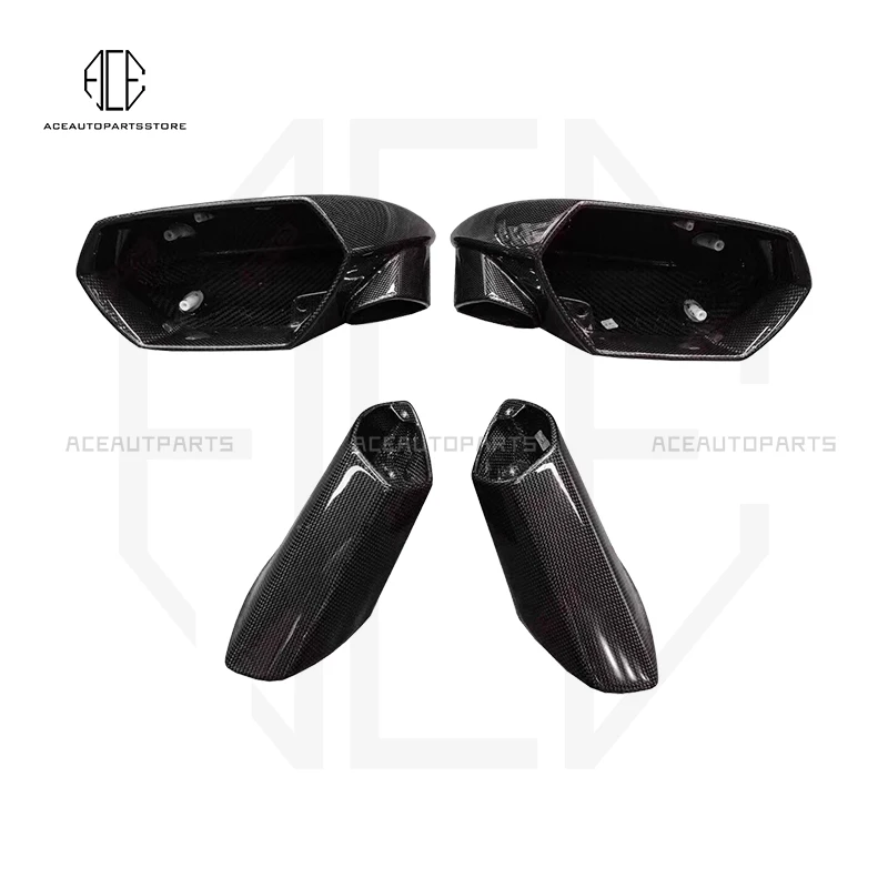 Mirror Cover Car Exterior Side Rearview Mirror Decoration Cover For Lamborghini Huracan LP610 LP580 Carbon Fiber