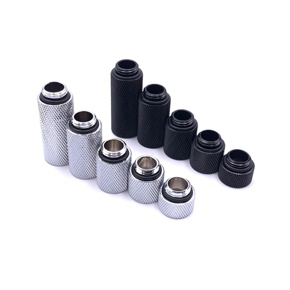 G1/4 Water Cooling Fittings 10mm 15mm 20mm 30mm 40mm Extension Joint Adapter Connector for Computer Water Cooling System