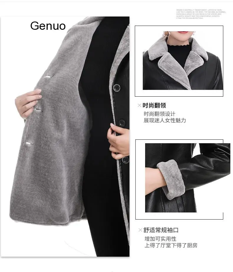 faux leather coat Autumn winter S-3XL  korean PU coat gray green khaki temperament slim faux leather jacket