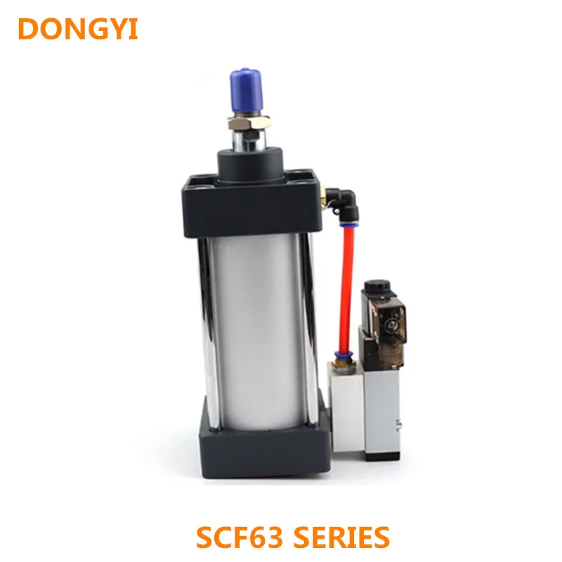 SCF standard cylinder with valve For SCF63X200-225*250*300S*350*400S*450S-S