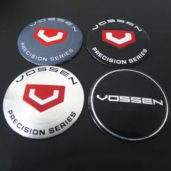 4pcs 56mm For VOSSEN Car Styling Fixing Wheel Center Hub Cap Stickers Badge Emblem Accessories