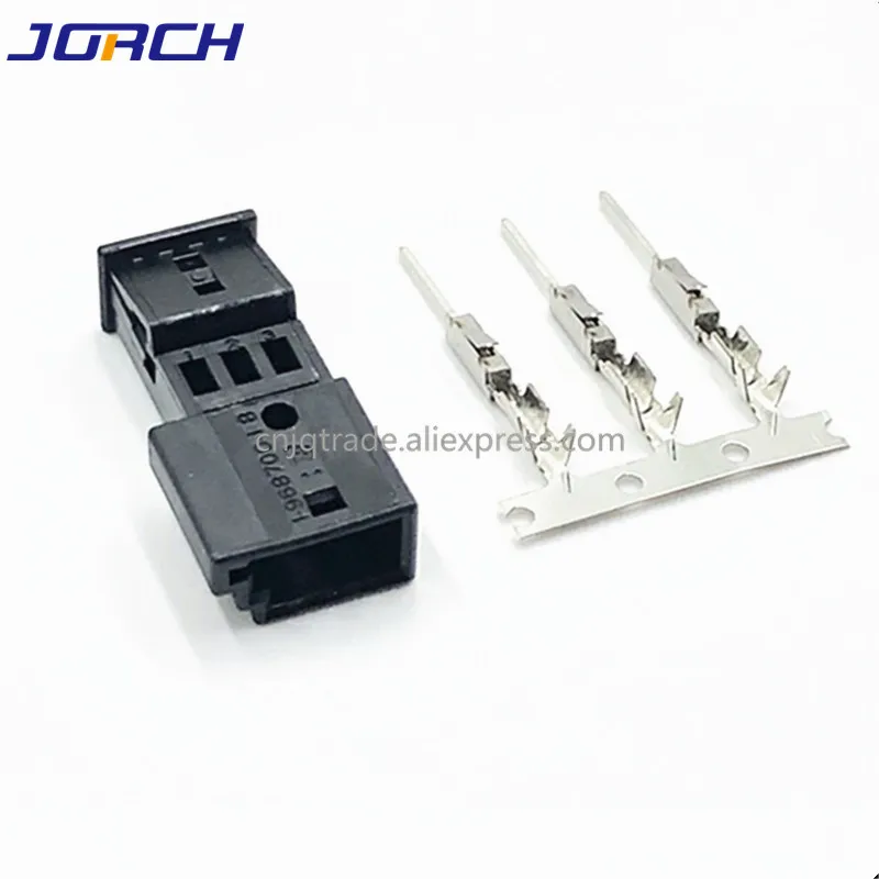 5 zestaw 3 Pin 1-968700-1 1355620-1 Auto Stereo złącze głośnik samochodowy wtyczka Treble Plug czujnik deszczu gniazdo dla VW BMW