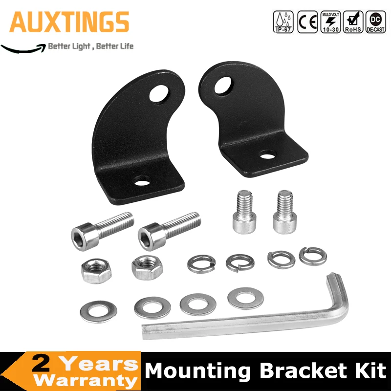 

LED Light Bar Mounting Brackets Kit for Off Road Jeep ATV AWD SUV 4WD 4x4 Pickup