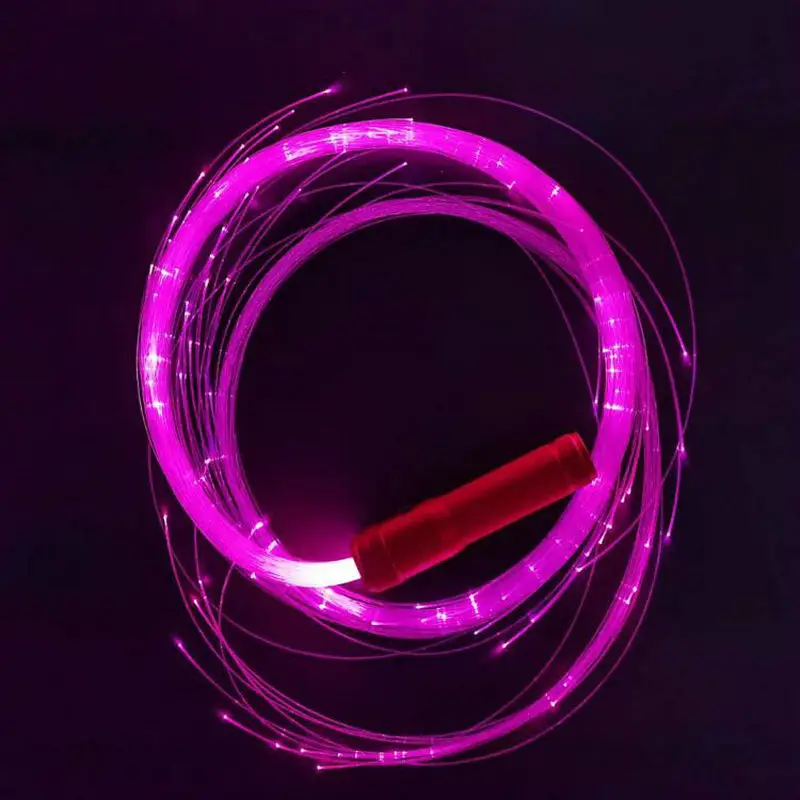 

LED optic Fiber Whip Dance Space Whips Flash rope light Dancing Props Super Bright Colorful Night Club Bar party Toy Light Shows