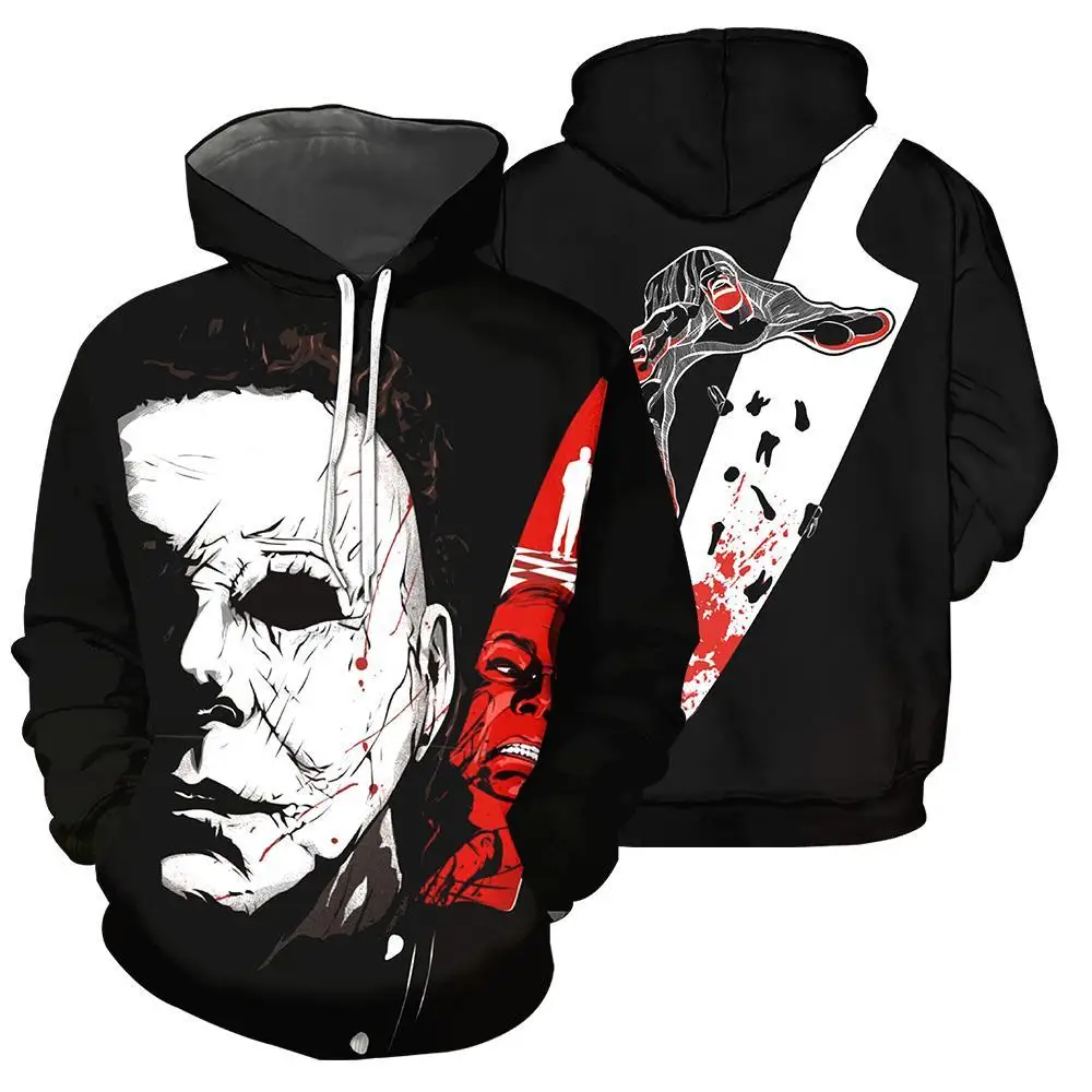 

PLstar Cosmos Newest Halloween Movie Michael Myers Horror Terror Colorful 3DPrint Men/Women Streetwear Harajuku Funny Hoodies 19