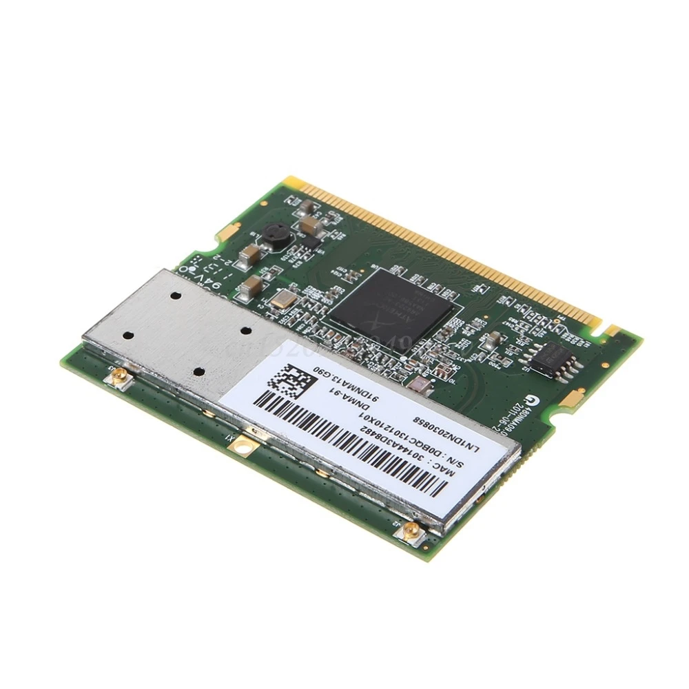 Atheros-AR9223 미니 PCI 노트북 무선 WIFI WLAN 네트워크 카드 표준 크기, 에이서 도시바 델 300M 802.11 a/b/g/n용