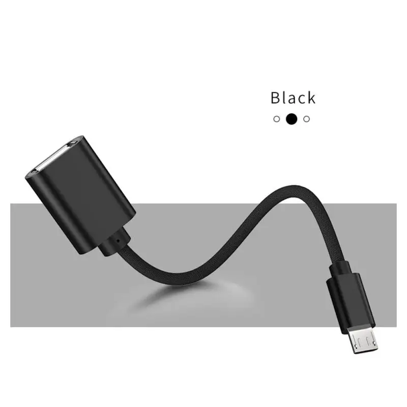 Adaptador de Cable OTG tipo c / Micro USB macho a USB hembra para Samsung Android