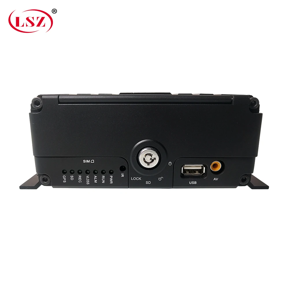 LSZ  a large number of spot 4g gps wifi mdvr supports up to 1 2TB hard drive + 256G SD card trailer / transport truck /crane/bus