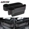 PU Leather Car Seat Gap Storage Box Universal Seat Gap Slit Box With Charging Hole Phone Bottle Keys Holder Box Auto Organizer 1