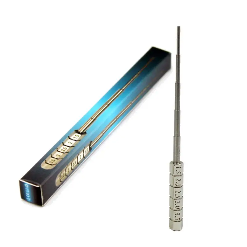 5 Sizes Jewelry Wire Ring Wrapping Step Mandel Steel Round Bead Working Loop DIY Jump Ring Metal Jewelry Forming Tools