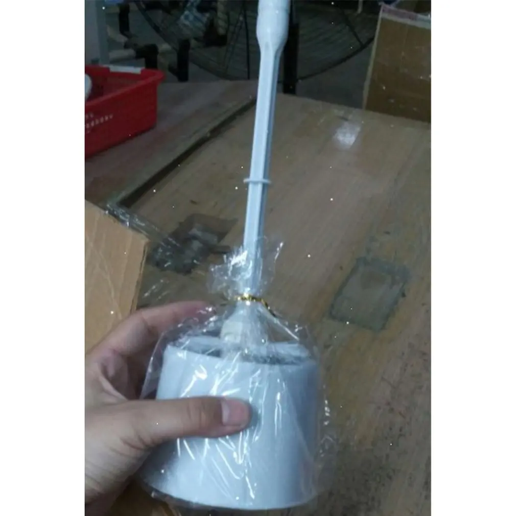 Plastikowa szczotka toaletowa zestaw świeczników narzędzie długi ergonomiczny uchwyt WC akcesoria stojące szczotki do czyszczenia akcesoria łazienkowe