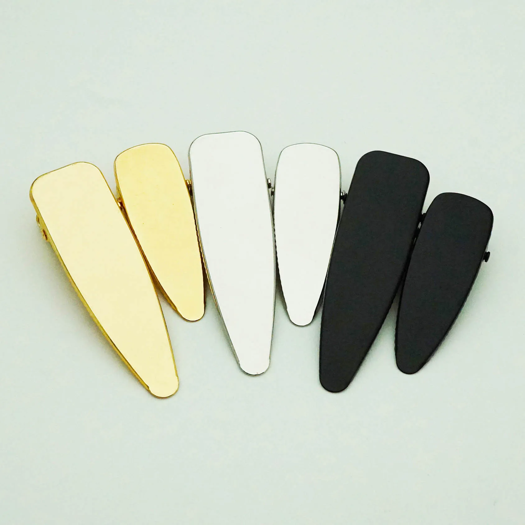 10Pcs/lot Hair Clips Fashion Hairpin Blank Base for Diy Jewelry Making Pearl Hair Clip Setting craft supplies