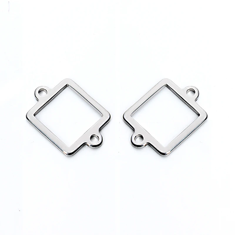 No Fade Charms Stainless Steel Butterfly Leaf Flower Star Heart For Bracelets Necklace Pendant Charms DIY Jewelry Making