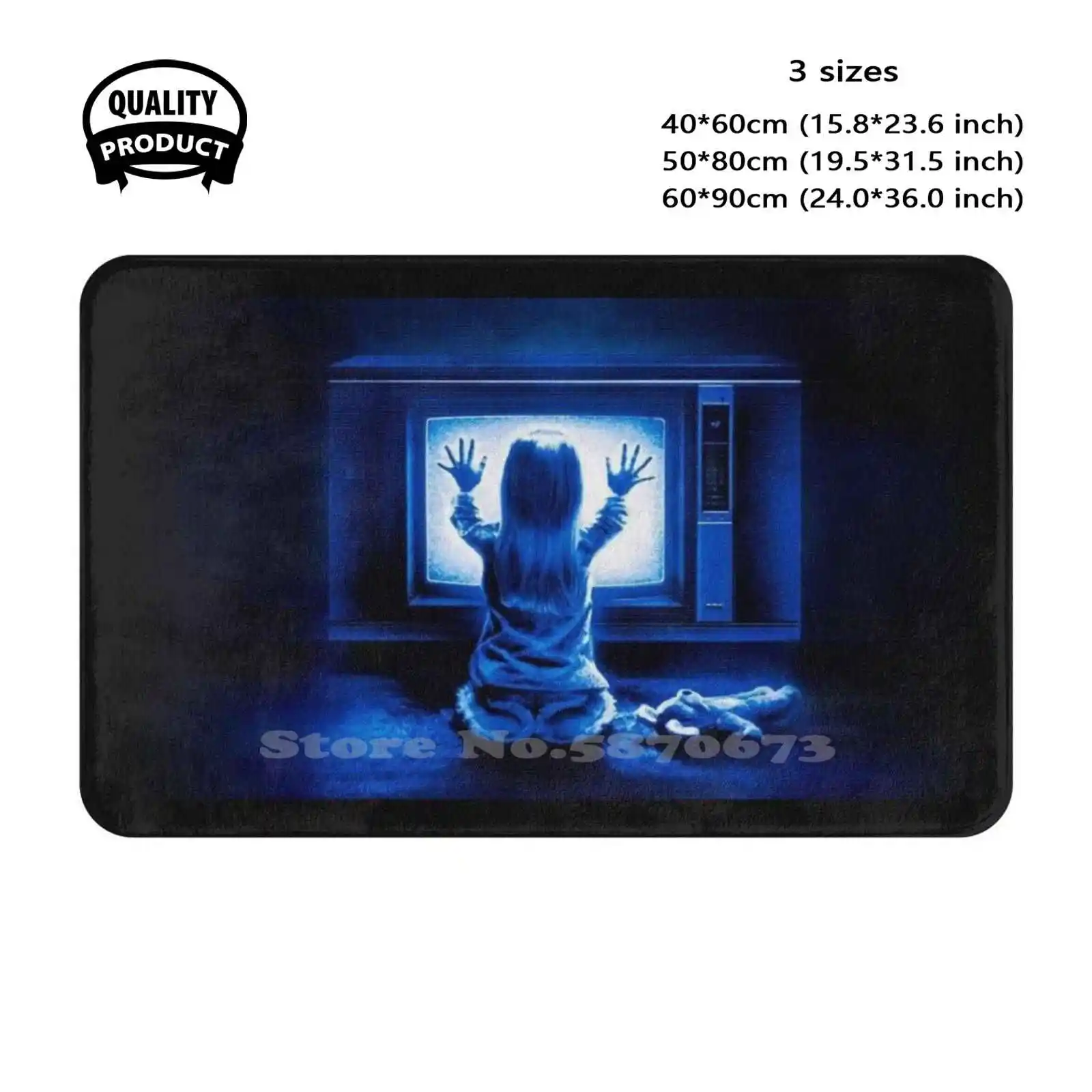 Poltergeist - They'Re Here Soft Cushion Home Carpet Door Mat Car Rug Movies Horror Poltergeist Social Distancing