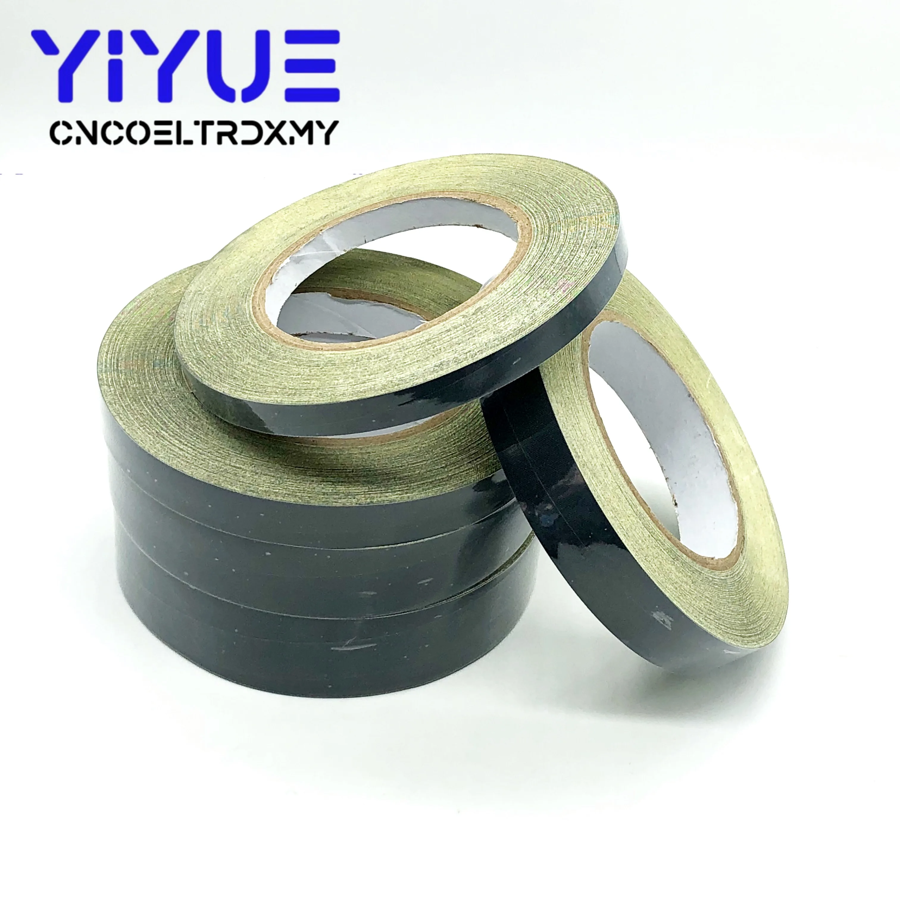 30m/Roll 10mm/15mm/20mm/25mm/30mm Black Acetate Cloth Adhesive Insulation Tape Acetate High temperature Resistance Tape