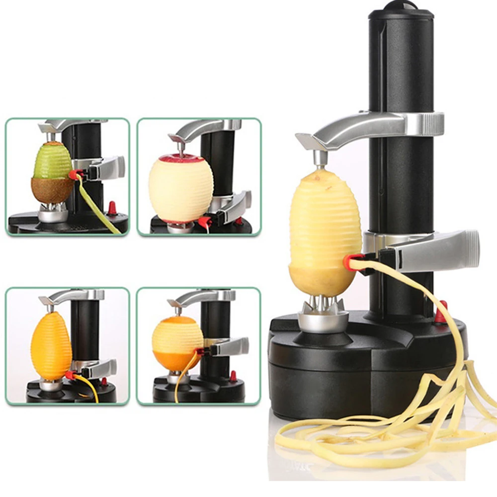 

Electric Peeler For Vegetables Multi-function Fruit Potato Carrot Grater Peelers Cutter Kitchen Automatic Rotating Peeling Tool