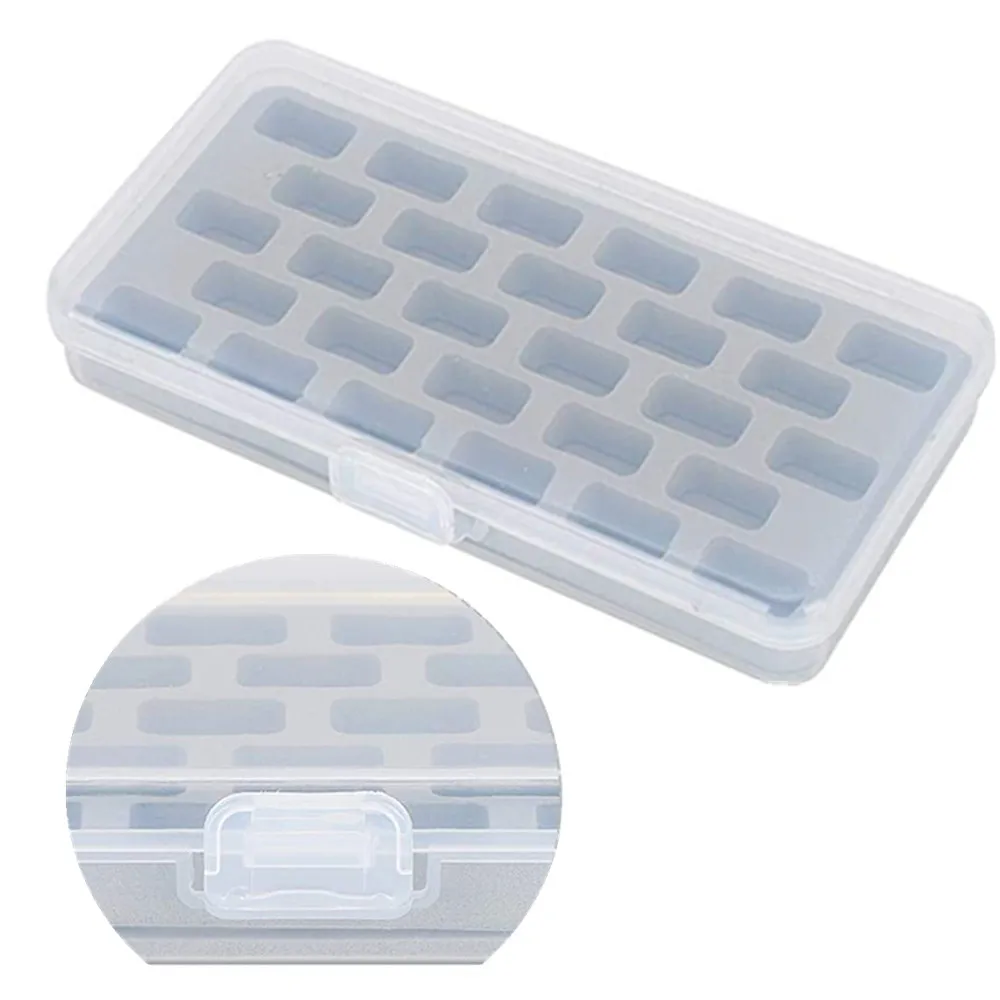 Transparent Bobbin Storage Box for Organizing Supplies