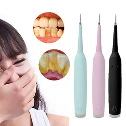 Portátil elétrico dental calculus placa removedor scaling higiene oral ferramenta de cuidados para uso de viagem em casa dentista clarear os dentes mais limpos