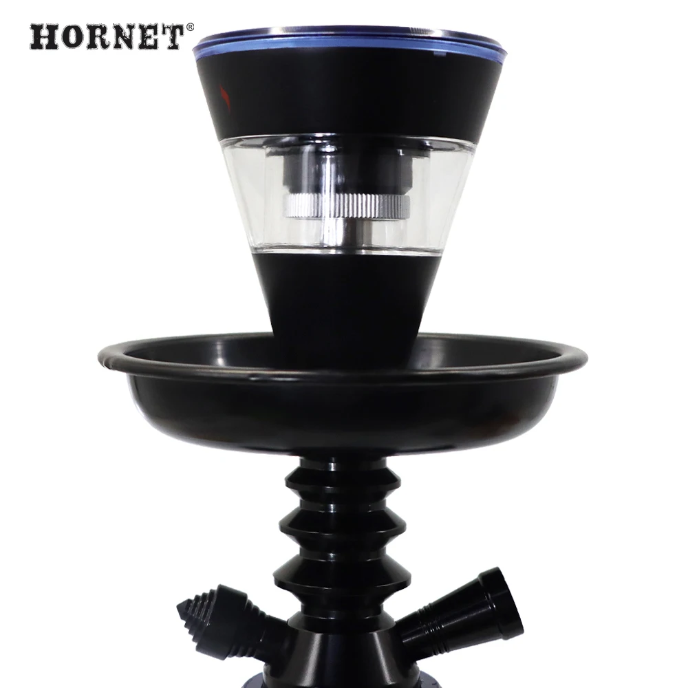 

HORNET Chicha Eletronique Preminum Hookah Electronic Shisha Silicone and Glass Electronic Shisha Vaporizer Hookah Bowl Head