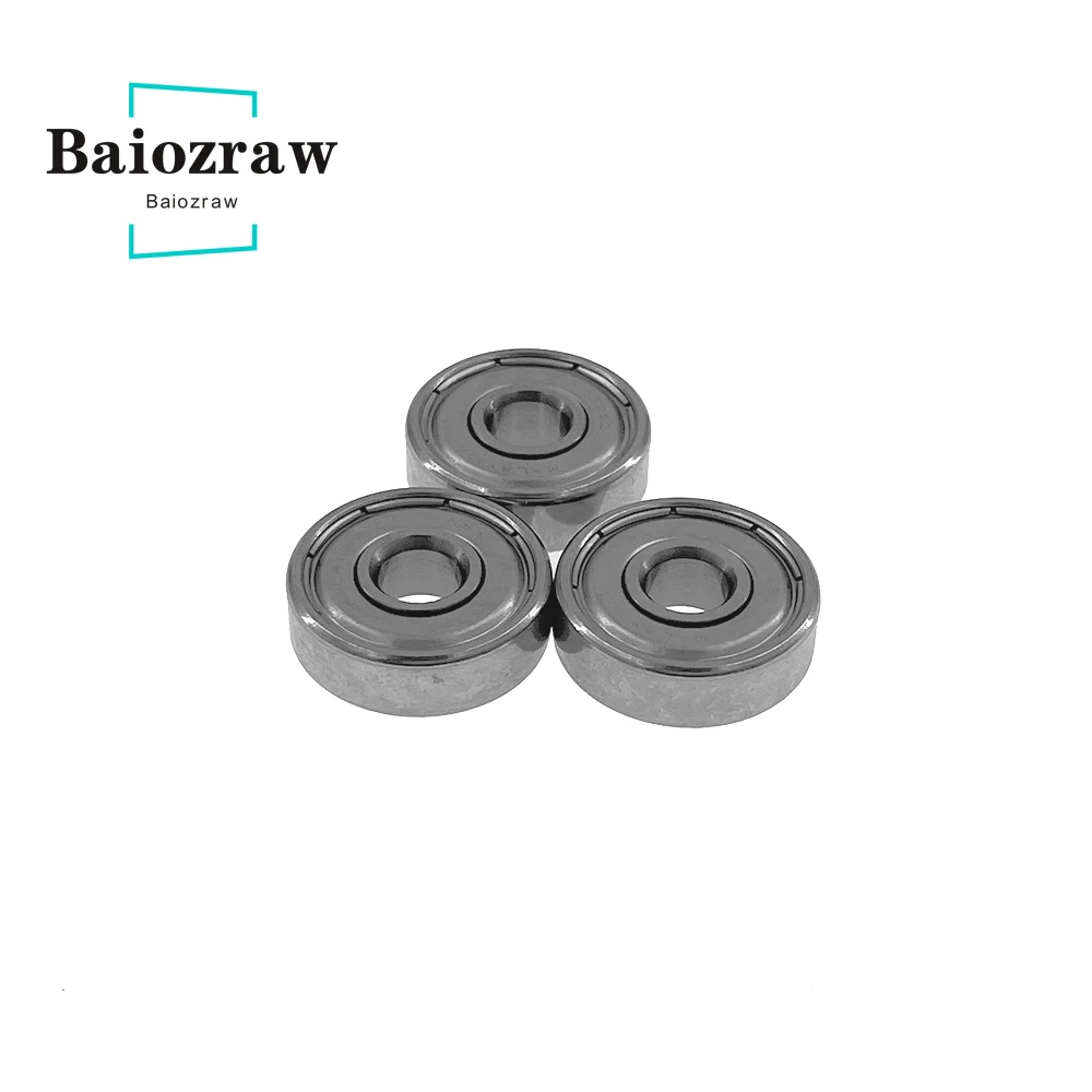 Baiozraw rodamientos 10 Uds ABEC-1 MR85W4ZZ ABEC-3 MR85W4ZZ ABEC-5 MR85W4ZZ 5x8x4mm rodamiento de bolas en miniatura 3D piezas de la impresora