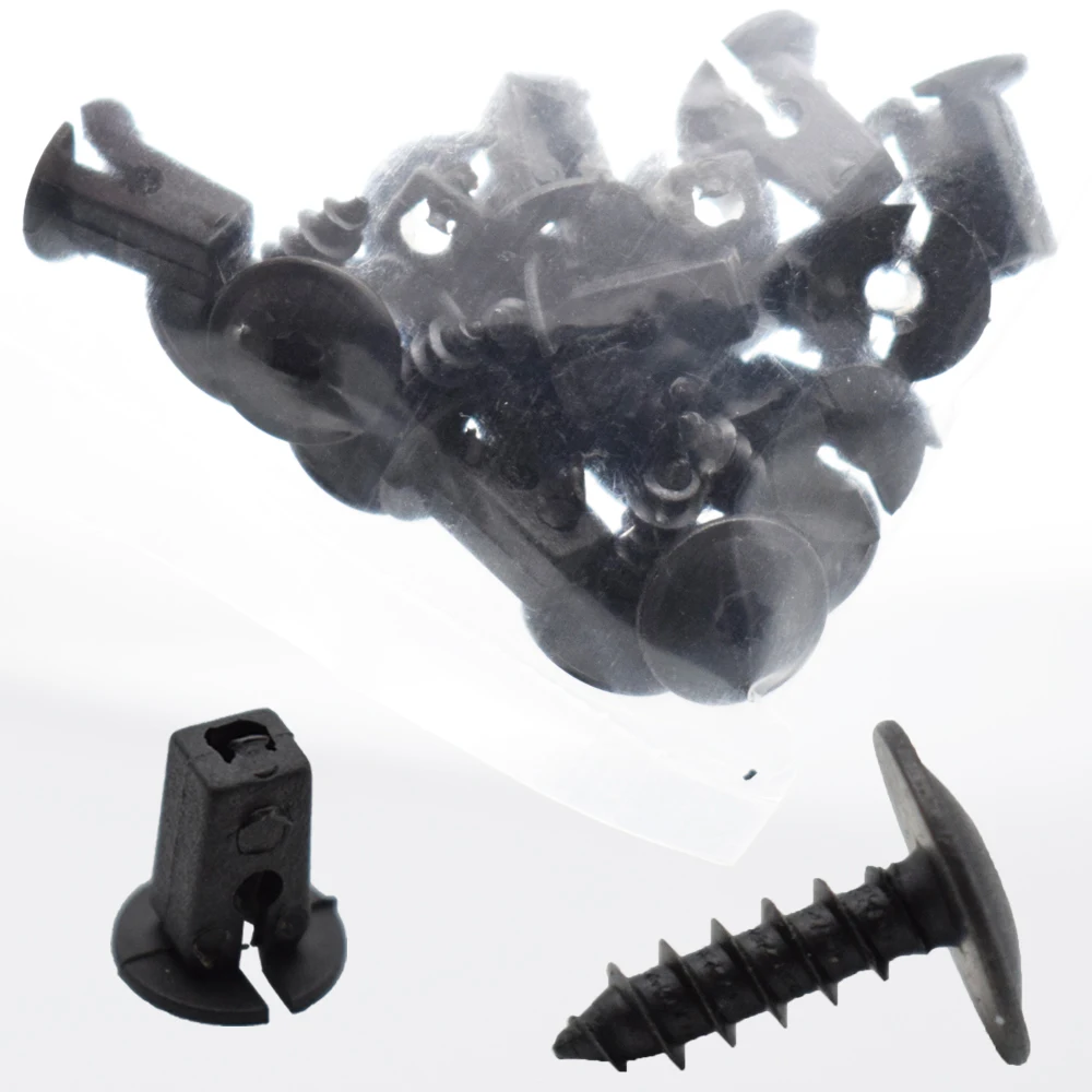 10set Fender Liner Guardabarros Fastener Clips tornillos de retención para Volkswagen VW Passat B5 B6 B7 CC Golf MK6 Tiguan Touran Polo