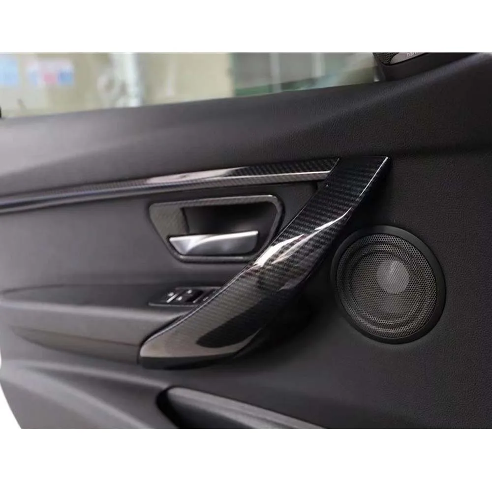 New ABS Car Trim For BMW 3 Series 2013-2019 Door Handle Grab Cover Styling Interior Auto Molding Accessories