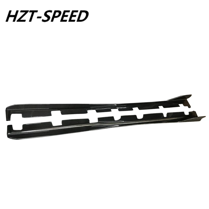 A Style Real Carbon Fiber Door Aprons Side Skirts For Lexus IS200T IS250 IS300 IS Car Model 2013-2019