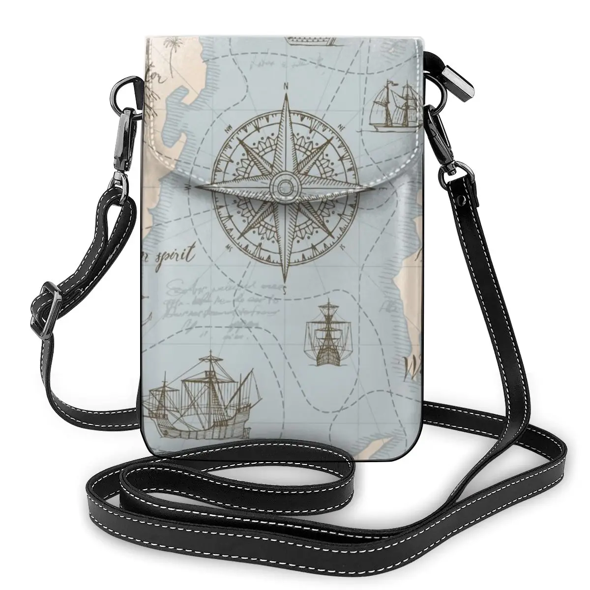 

Funny Nautical Style Crossbody Handbag Clutch Bag Small Messenger Shoulder Bag Girls Outdoor Hasp Pouch Purse Wholesale