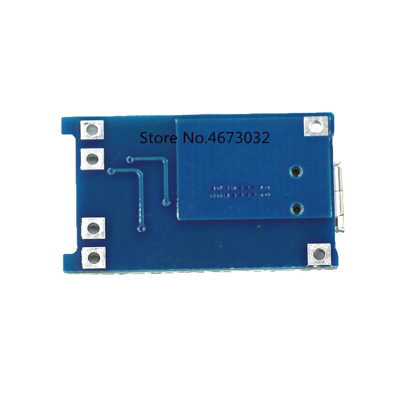 5PCS Blue 5V Micro USB 1A 18650 Lithium Battery Charging Board Converter Module Overdischarge Protection Power Charging Board