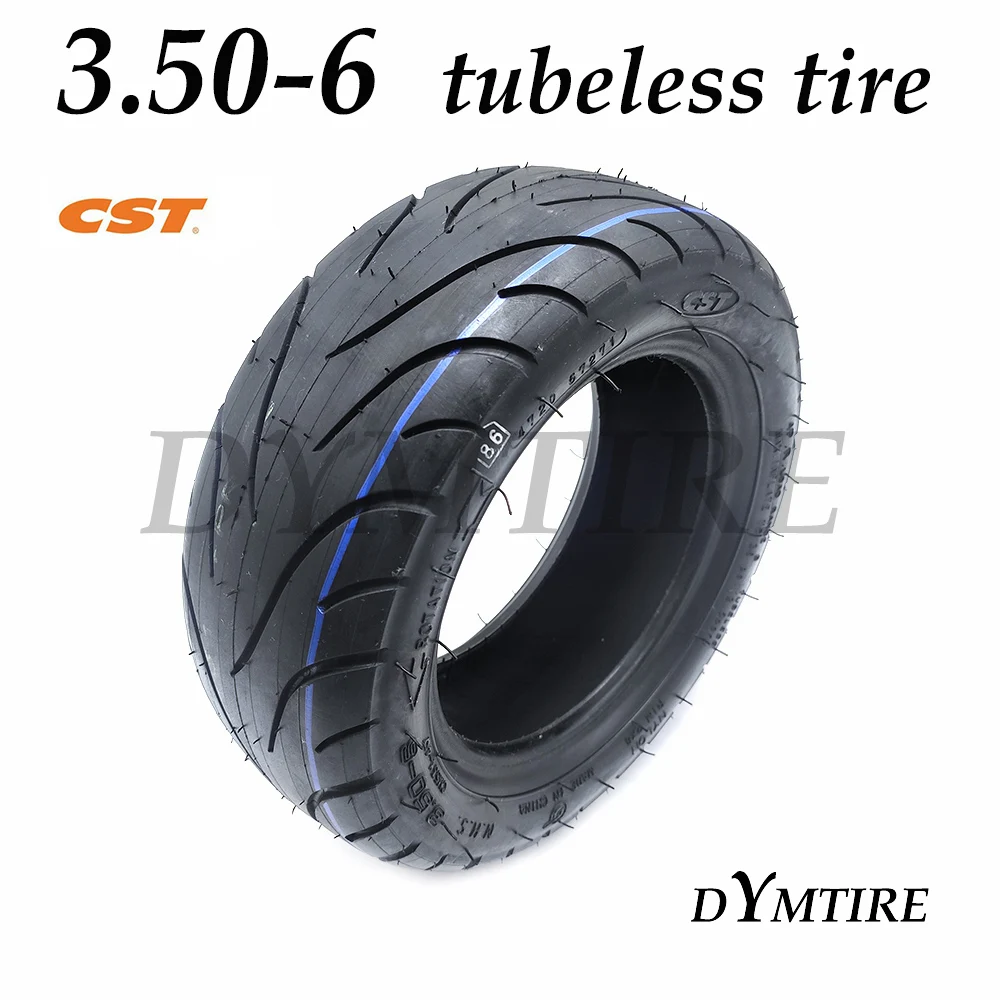 Upgrade 3.50-6 Tubeless Tire for Electric Scooter Balancing Car 10X3.50-6 10x4.00-6 90/65-6 Universal CST Vacuum Tyre