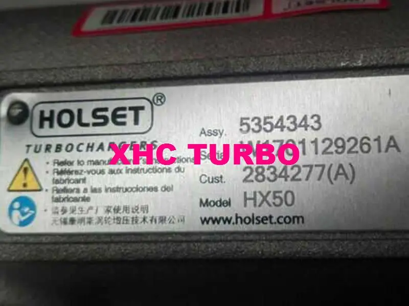 NEW GENUINE HOLSET HX50 2834277 2834275 5354343 Turbo Turbocharger for CUMMINS M11 10.8L 420HP