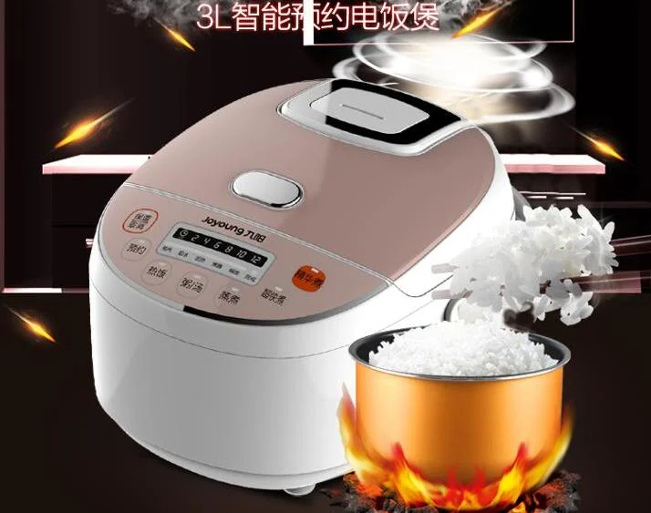 

china Joyoung multifunctional intelligent household electric mini rice cooker 3L soup JYF-30FE08 110-220-240v