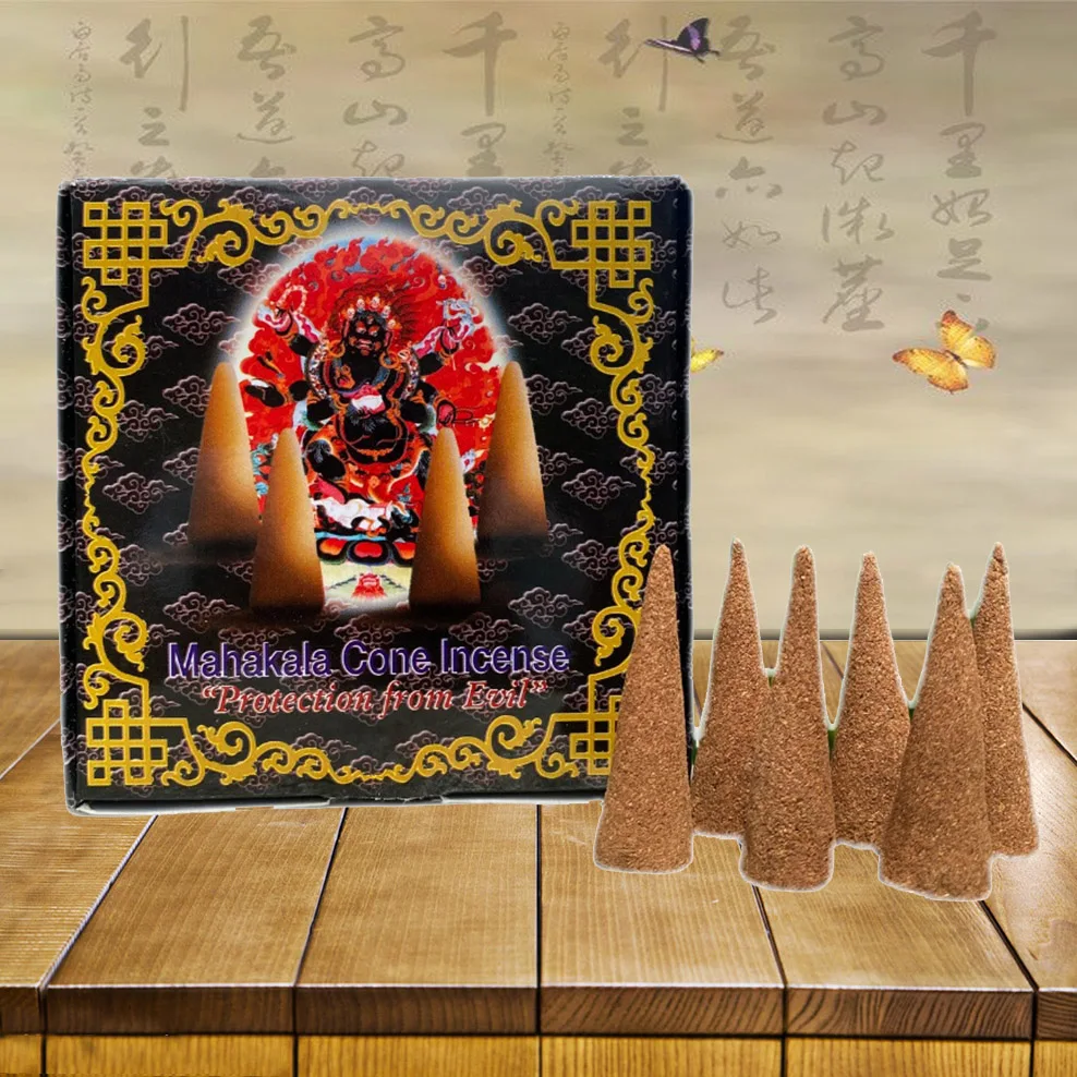 21 Capsules/Box Nepalese Deity Handmade Pagoda Incense Cone For Refreshing Herbal Natural Incense 9 Styles Incense Type