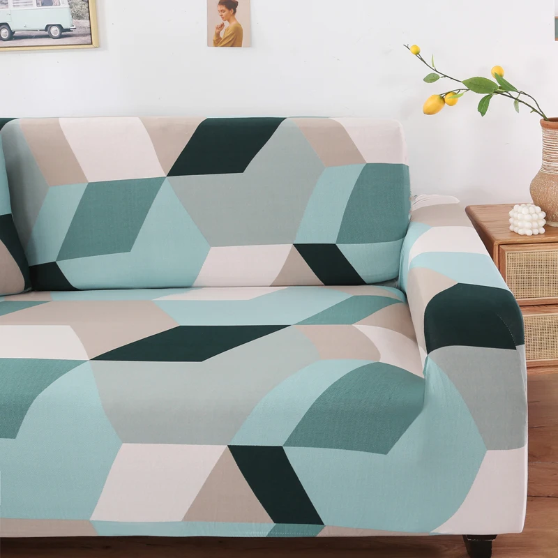 All-inclusive High Elastic Sofa Cover Floral Printed Soft Brushed Slipcover 1/2/3/4 Seater Couch Covers for Living Room