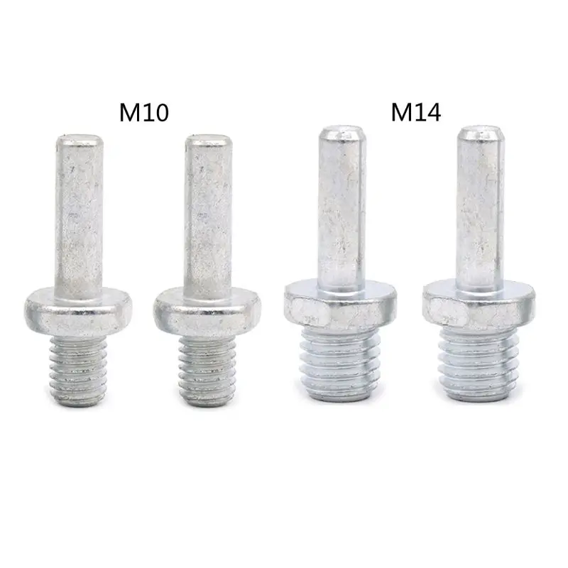 10mm/14mm Hard Alloy M10/M14 Screw Spindle Drill Adapter Backing Pad Wire Brush Connecting Rod for Car Polish