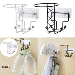 Metal duvara monte motosiklet kask tutucu kanca şapka rafı askı ekran çok fonksiyonlu kat depolama raf kanca