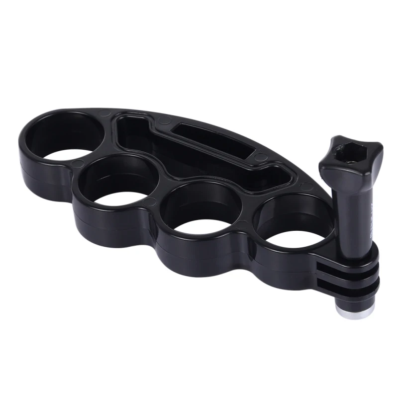 PULUZ Plastic Handheld Knuckles Fingers Grip Ring Monopod Tripod For GoPro Hero12 Black Hero11 /10 /9 /8 /7 /6 /5, Insta360, DJI