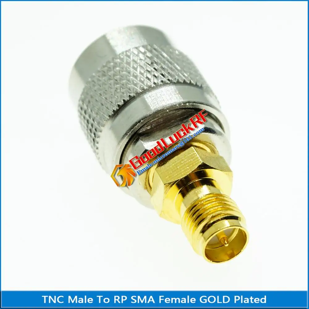 Tnc Naar Rp Sma Connector Socket Tnc Male Naar Rp Sma Vrouwelijke Plug Rp Sma-Tnc Vergulde Rechte coaxiale Rf Adapters