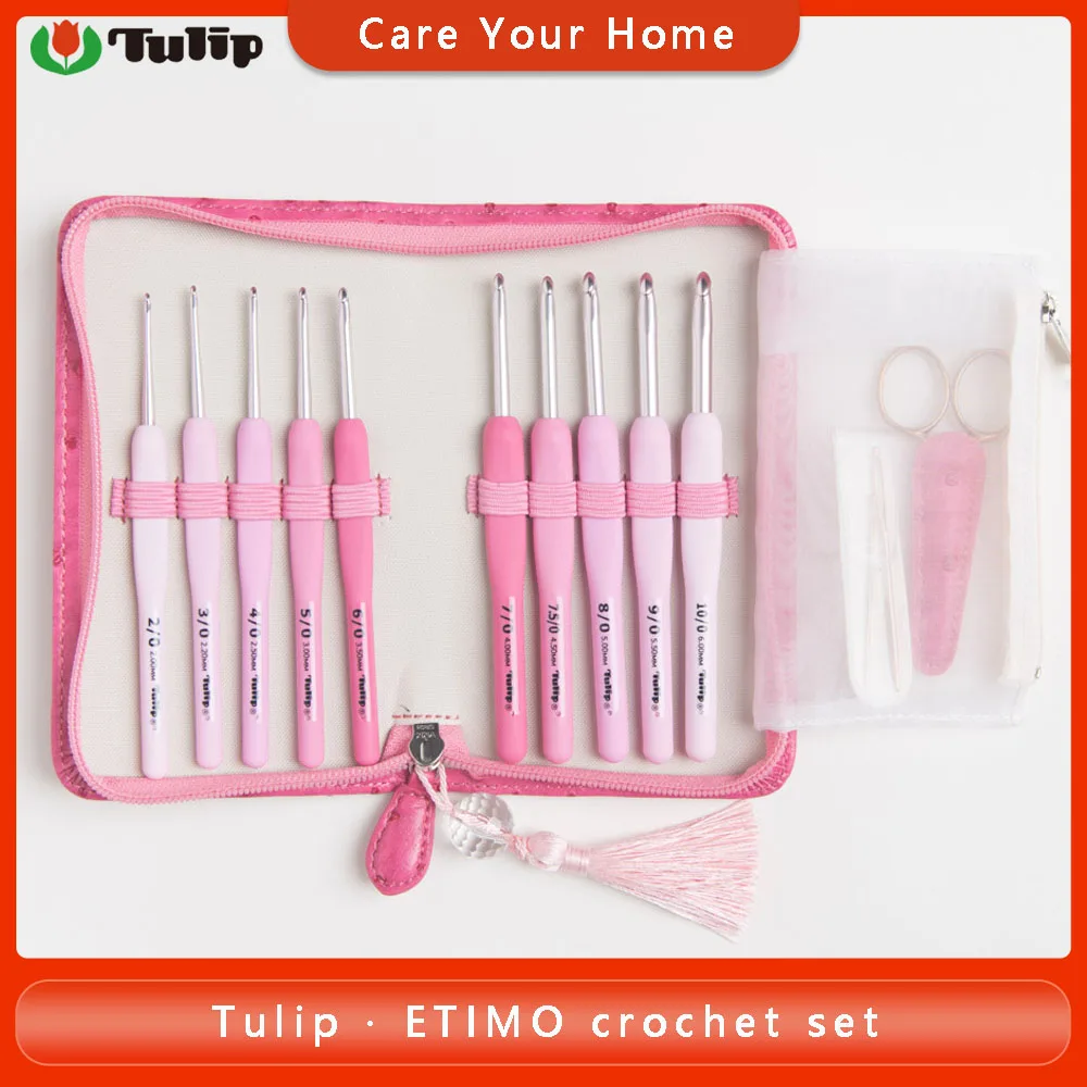 

Original Tulip Etimo Rose Crochet Hook Set Of Knitting Needles Knitting Pro Set Needle Diy Knitting Hooks Kit