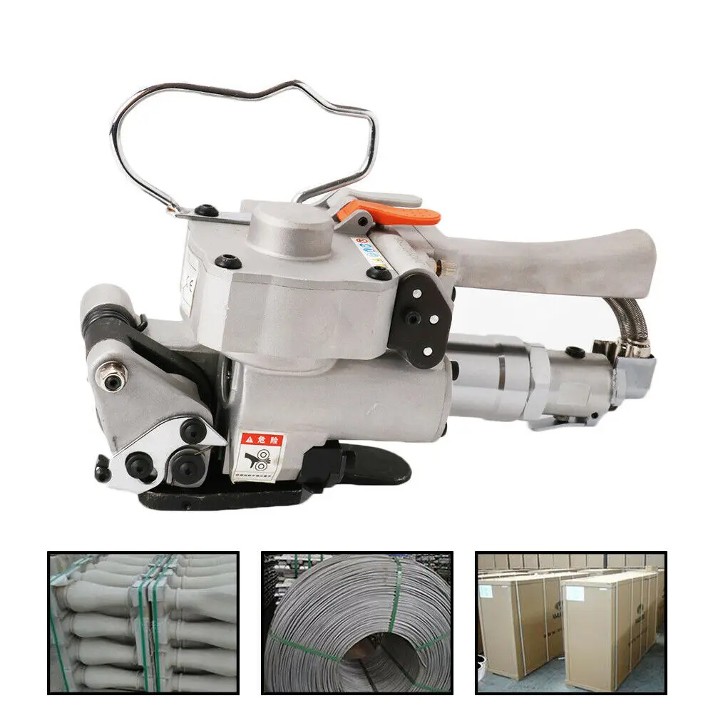 

AQD-19 PP PET Pneumatic Strapper Tool Handheld Plastic Strapping Machine For 13-19MM PP/PET/Poly