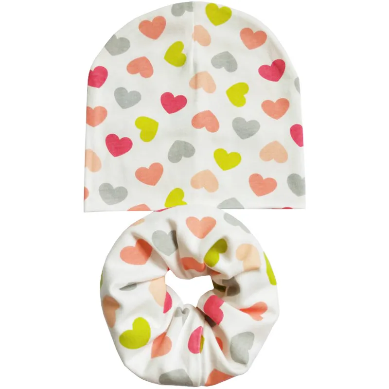 New Winter Children Scarf Hat Sets Cartoon Dinosaur Baby Head Cover Spring Warm Neck Collar Kids Beanies Set Cotton Children Hat