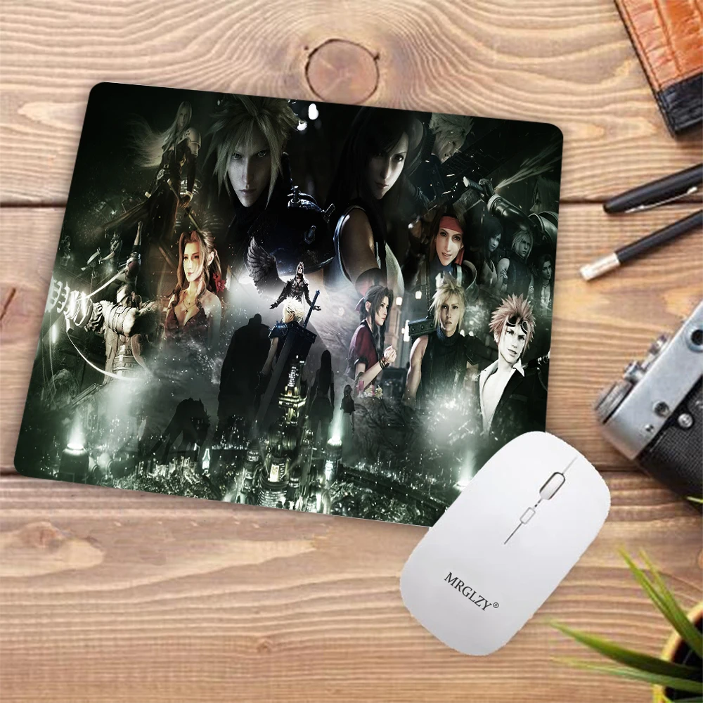 Alas Permainan Komputer Gamer Alas Mouse Aksesori Keyboard Sephiroth Final Fantasy Alas Mouse Alas Mouse Meja Karpet Kantor 25X20Cm